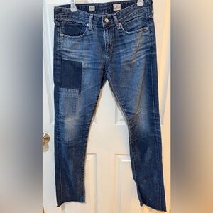 AG Adriano Goldschmied Piper Slouchy Slim Patchwork Jean S28 Alt hem L 42